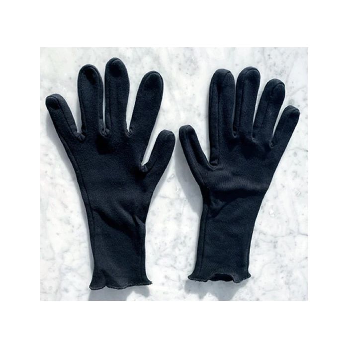 rust gebruiker scheerapparaat CottonComfort handschoenen eczeem 100% bio katoen (per 2 paar) maat XLarge  - Zwart | AllergieShop