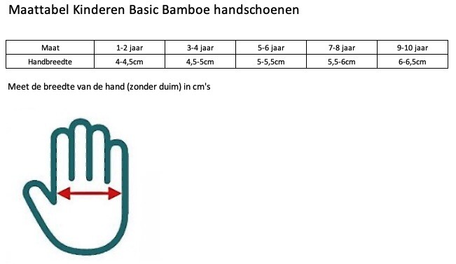 gebaar sponsor Vijf Bamboe handschoenen kinderen 9-10 jaar (per paar) bestellen | Allergieshop  | AllergieShop